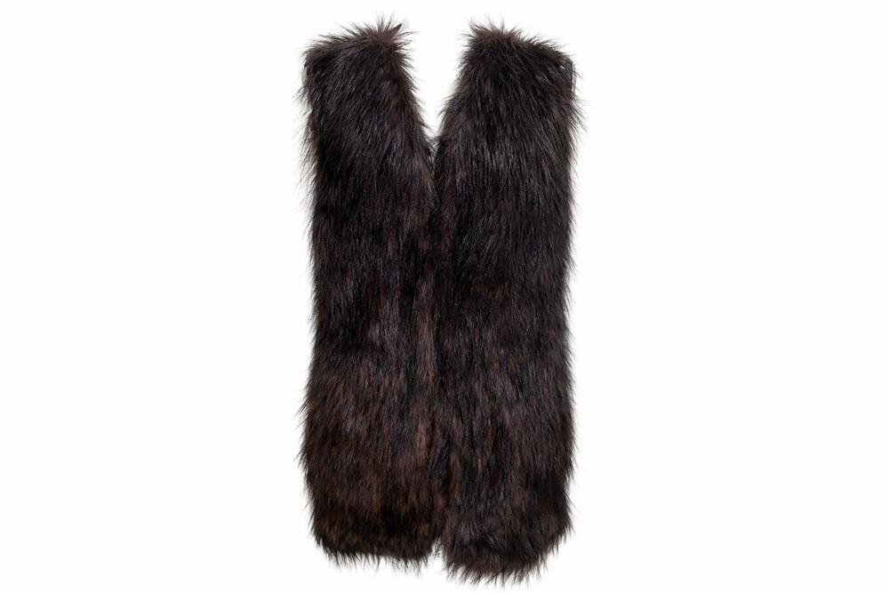 Sebby Collection Burgundy Faux Fur Warm Winter Vest Cozy Size XL